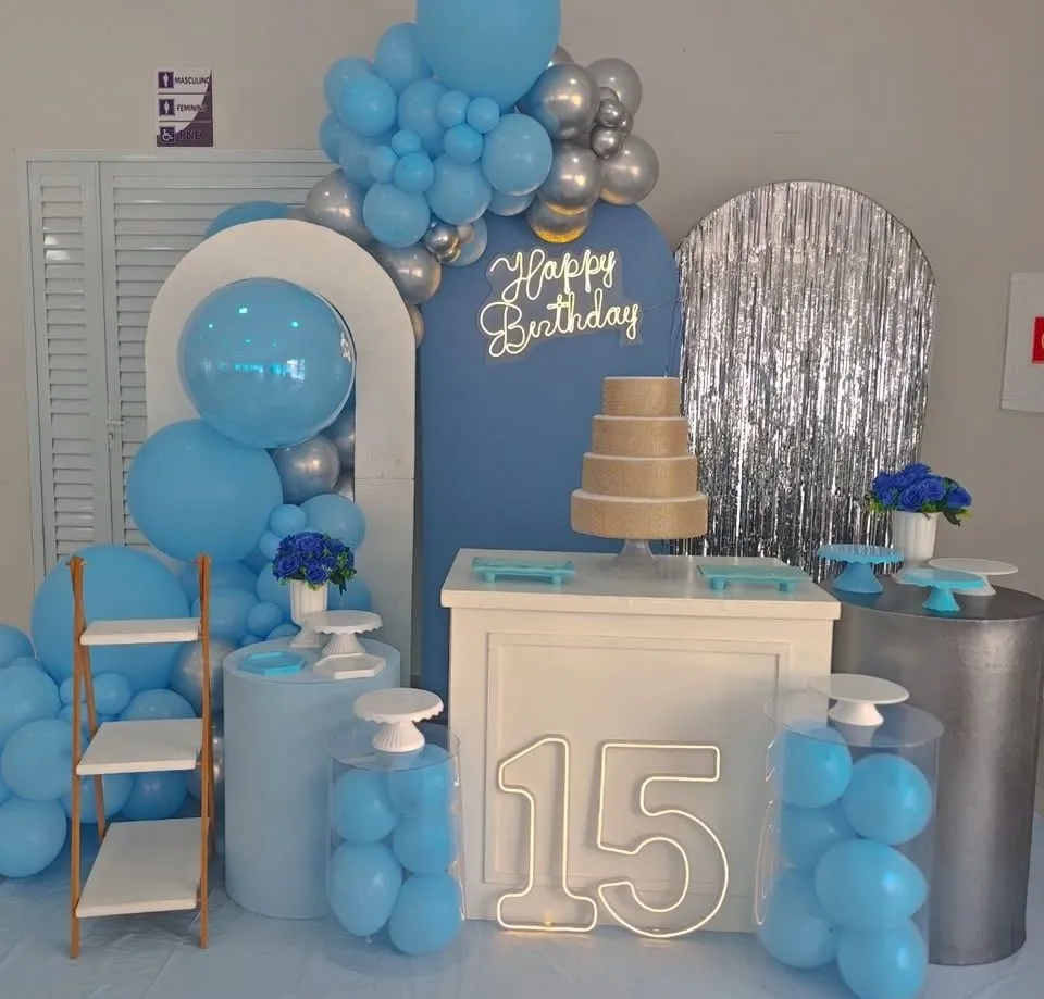 15 Anos · Azul e Prata
