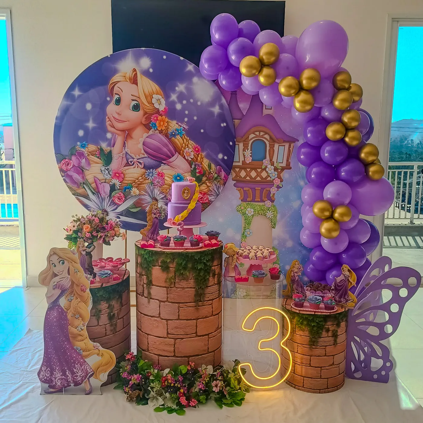 Enrolados · Rapunzel · 3 aninhos